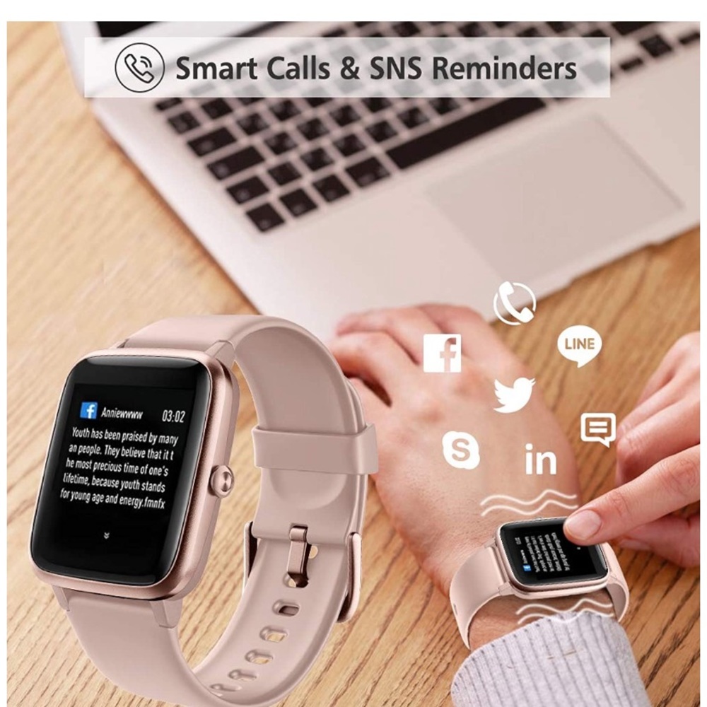 Smart Watch, Waterproof Touch Screen- iOS, Android - Picture 6 of 16